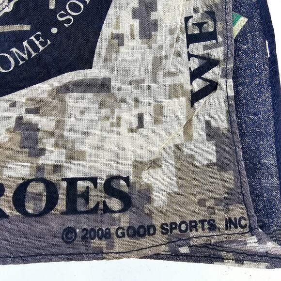 Bundle of 2 Military Ribbons POW MIA and 2nd Amendment Patriotic Flag Bandanas - Picture 5 of 9